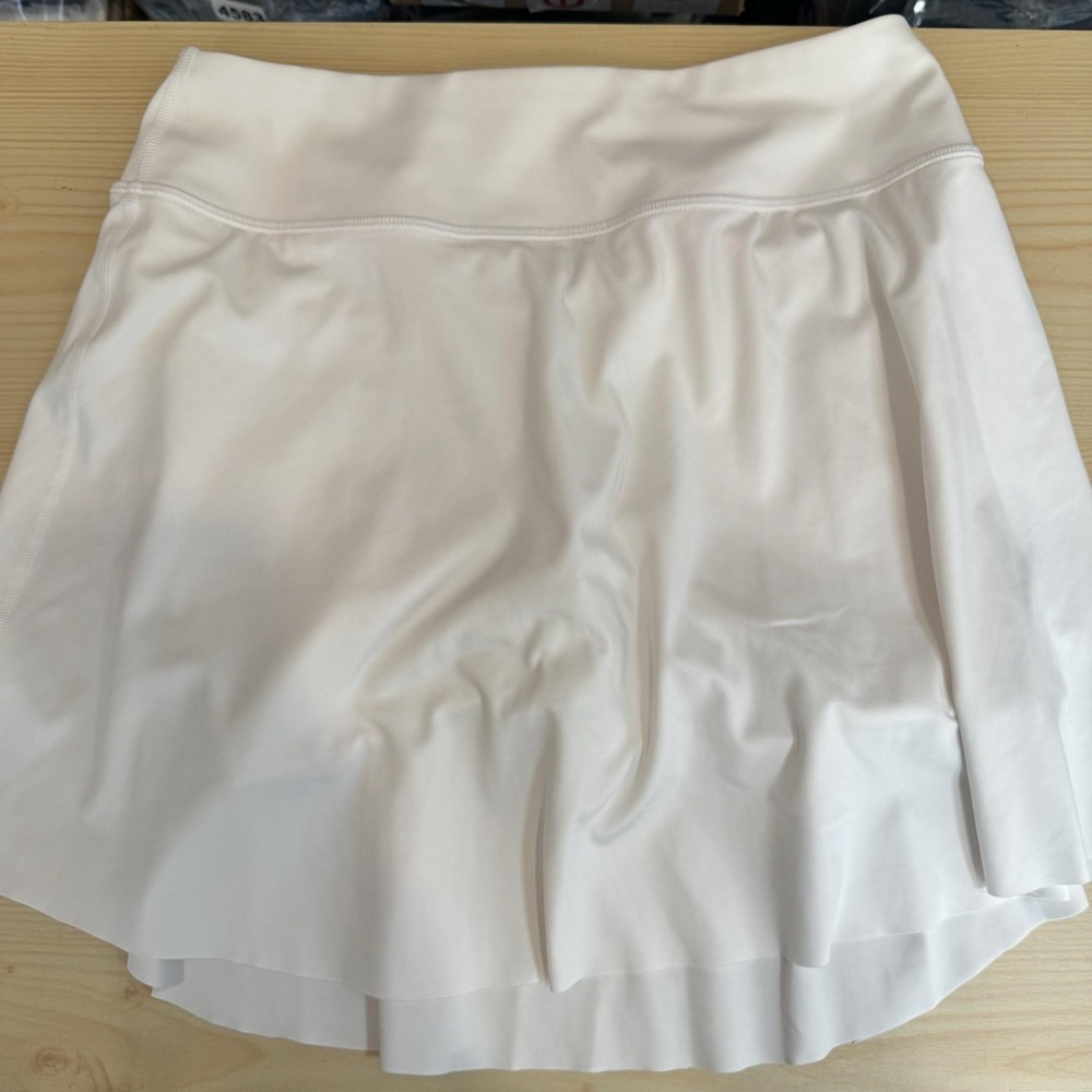 Athleta Ace Advantage Skort Womens S White Athletic Tennis Golf Lined Stretch